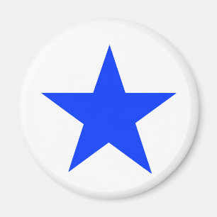 Imán Star Blue The MUSEUM Zazzle Gifts