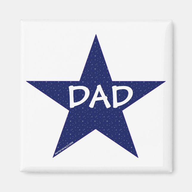 Imán Star Dad Magnet (Frente)