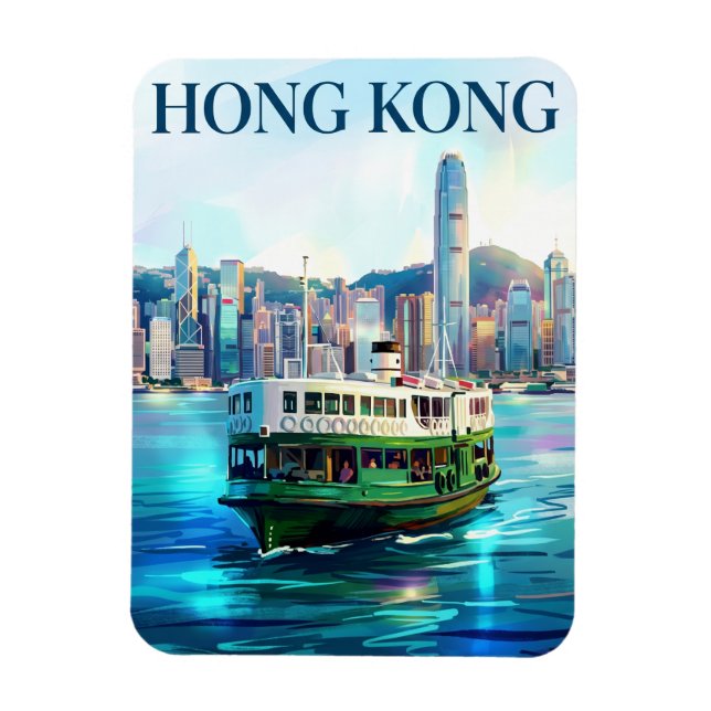 Imán Star Ferry Hong Kong (Vertical)