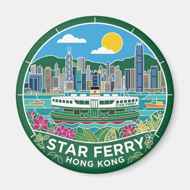 Imán Star Ferry Hong Kong (Frente)