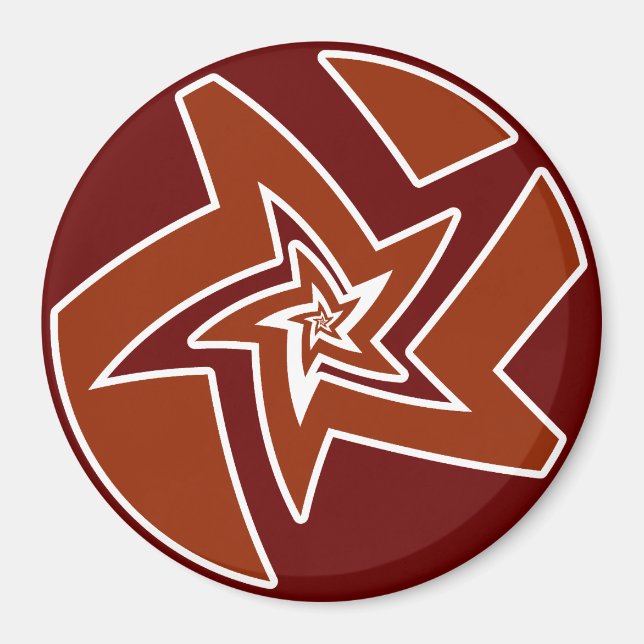 Imán Star Fractal (Frente)
