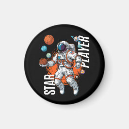 Imán Star Player - Vibes de baloncesto espacial
