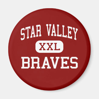 Imán Star Valley - Braves - High School - Afton Wyoming