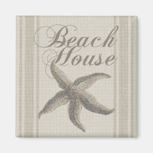 Imán Starfish Beach House Seashore Coastre