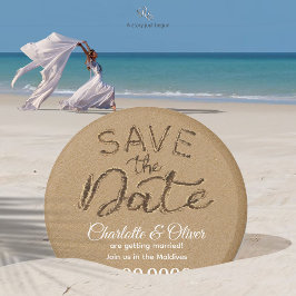 Imán Starfish Beach Save the Date Destination Magnet