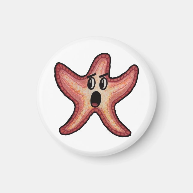 Imán Starfish conmocionado (Frente)