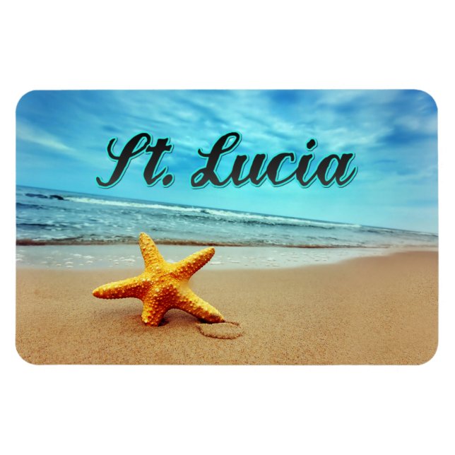Imán Starfish de Santa Lucía (Horizontal)