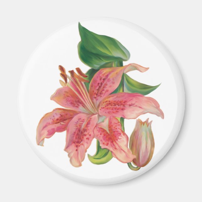Imán Stargazer Lily (Frente)