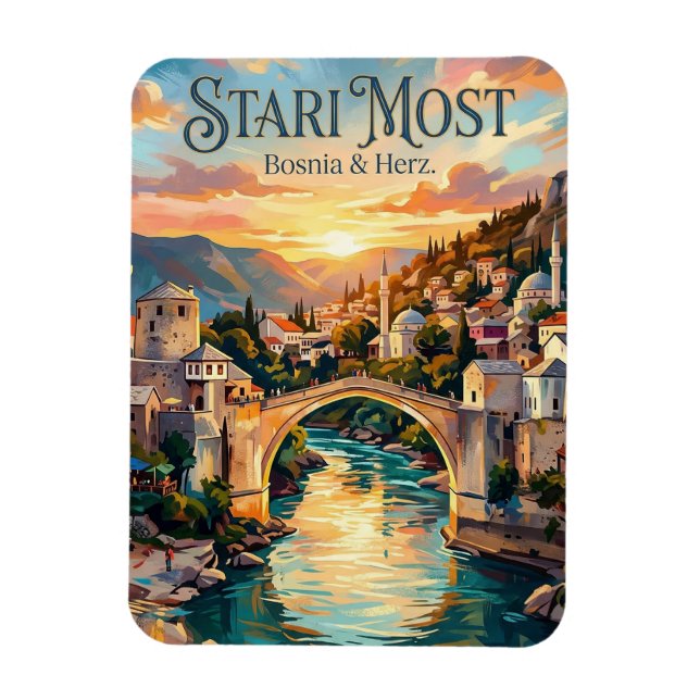 Imán Stari Most Bosnia y Herz. (Vertical)