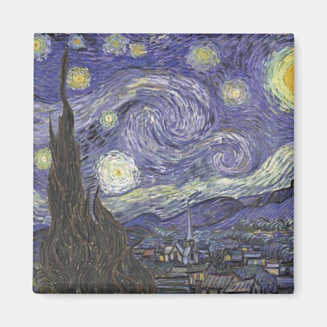 Imán Starry Night Magnet (Frente)
