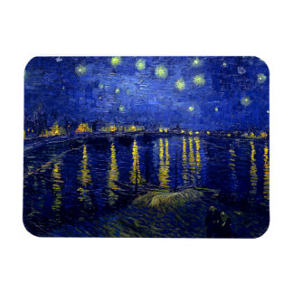 Imán Starry Night Rhone por Van Gogh