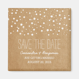Imán Starry Night Save the Date Magnet
