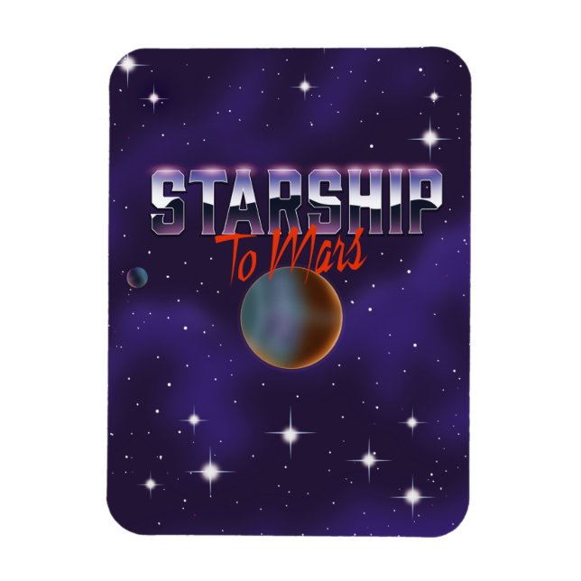Imán Starship to Mars (Vertical)