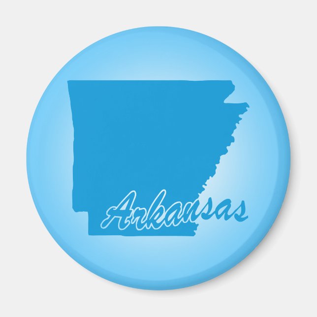 Imán State Arkansas Magnet (Frente)