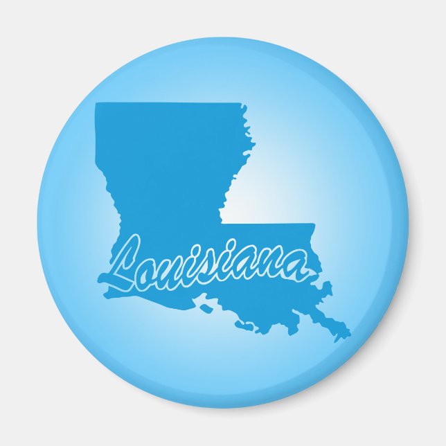Imán State Louisiana Magnet (Frente)
