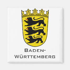 Imán State of Baden-Württemberg Grand Coat of Arms Art