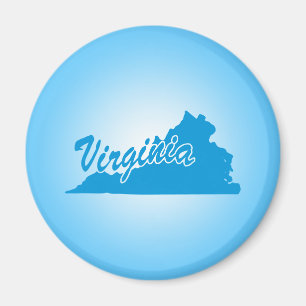 Imán State Virginia Magnet