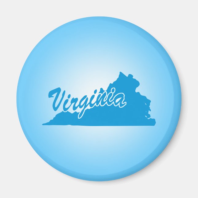Imán State Virginia Magnet (Frente)