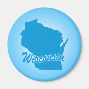 Imán State Wisconsin Magnet