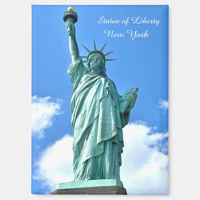 Imán Statue of Liberty New York Magnet  (Anverso)