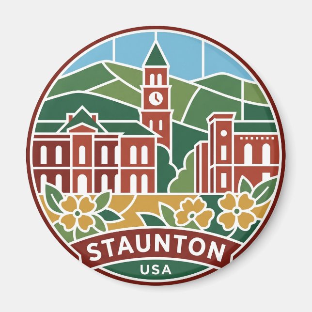 Imán Staunton Virginia (Frente)