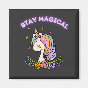 Imán Stay Magic Unicorn