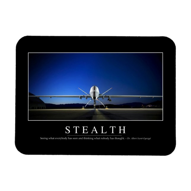 Imán Stealth: Cita Inspiradora (Horizontal)