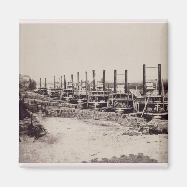Imán Steamers on the Mississippi (foto de abajo) (Frente)