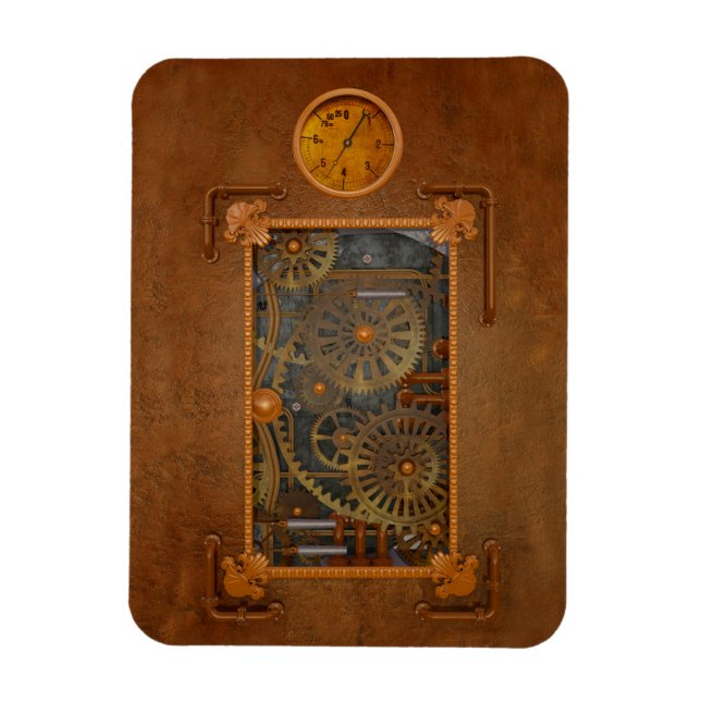 Imán Steampunk (Vertical)
