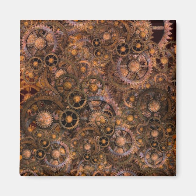 Imán Steampunk (Frente)