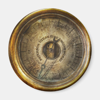 Imán Steampunk - El indicador de presión