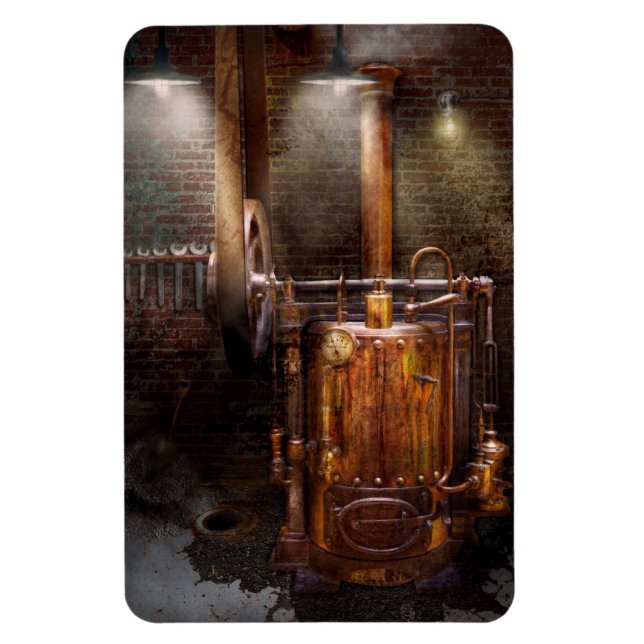 Imán Steampunk: Energizando el hogar moderno (Vertical)