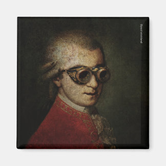 Imán Steampunk Mozart
