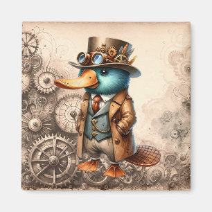 Imán Steampunk Platypus Magnet