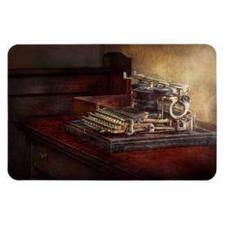 Imán Steampunk - Una vieja máquina de escribir con cost
