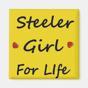 Imán Steeler Chica for Life Magnet