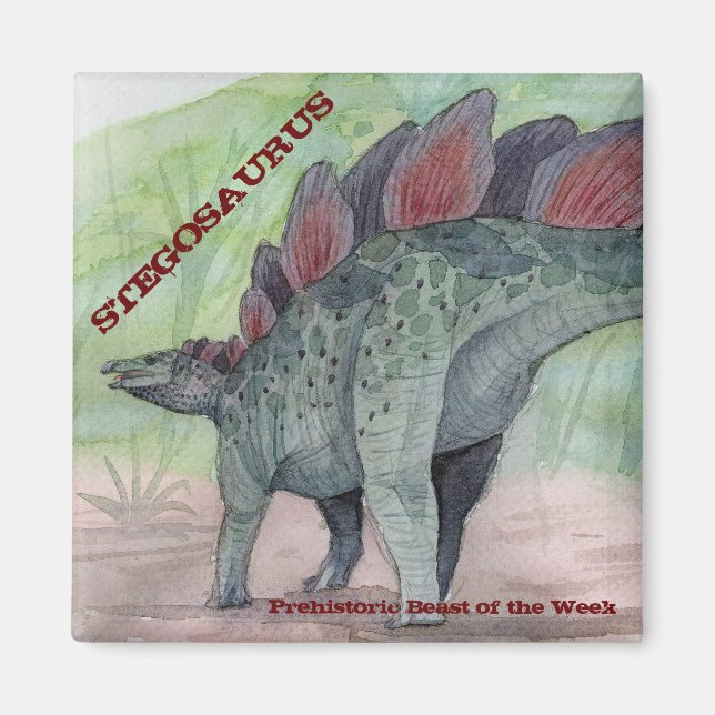 Imán Stegosaurus Magnet (Frente)
