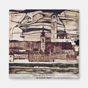 Imán Stein An Der Donau Ii Por Schiele Egon