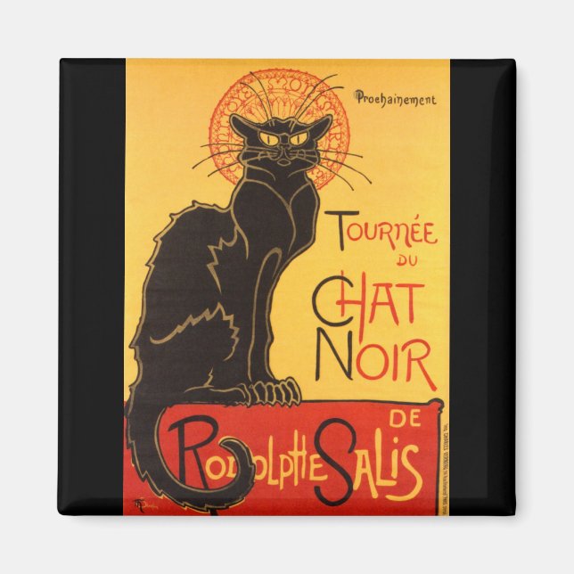 Imán Steinlen: Chat Noir (Frente)