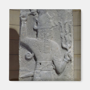 Imán Stela de Teshub, dios sirio de la tormenta