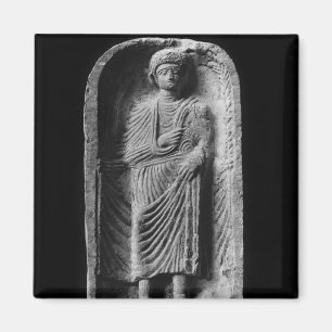 Imán Stela funerario de un hombre, descubierto en