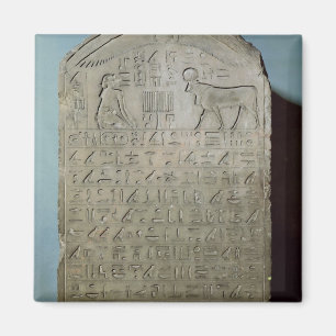 Imán Stela que conmemora el entierro de los Apis