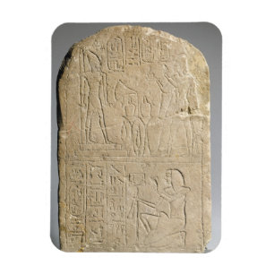 Imán Stela que representa el incienso de ofrecimiento