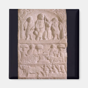 Imán Stela votivo dedicado a Sature
