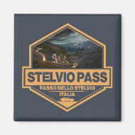 Imán Stelvio Pass Passo Dello Stelvio