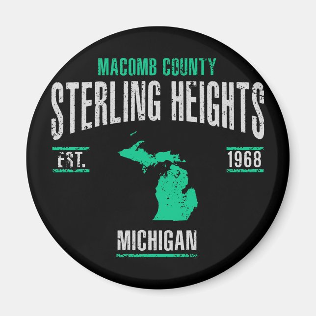 Imán Sterling Heights (Frente)