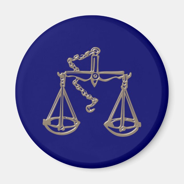 Imán Sternzeichen balanza zodiac sign libras (Frente)