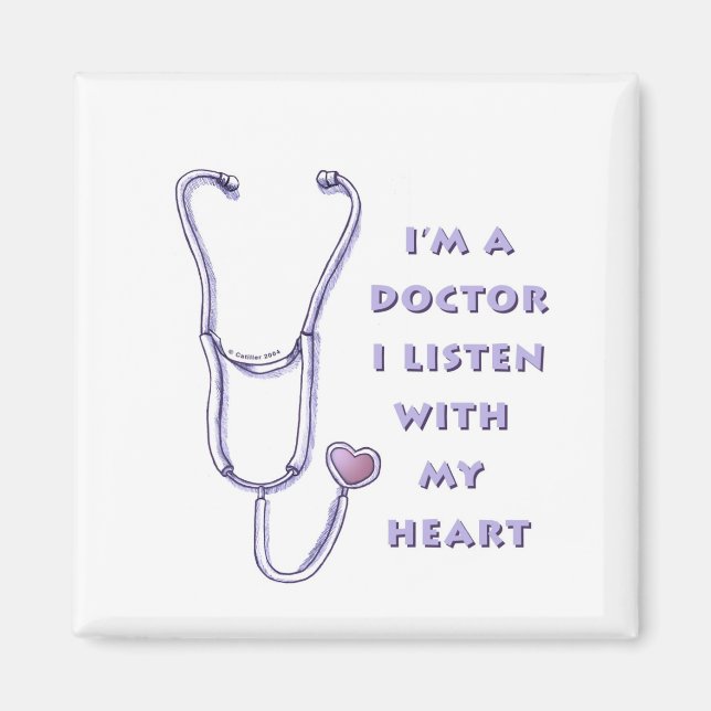 Imán Stethoscope médico cardíaco (Frente)