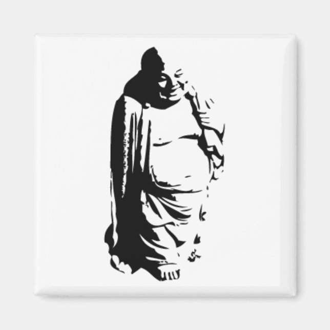 Imán stickers-asie-bouddha- (Frente)