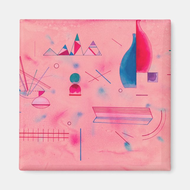 Imán Sticks, The Rosa, 1933 por Wassily Kandinsky (Frente)